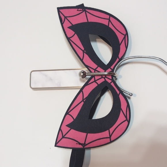 Girl's Marvel Spider Man Halloween Costume Dress Pink Blue - Picture 4 of 7